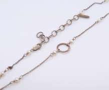 Vintage Sterling Silver Pearl Necklace