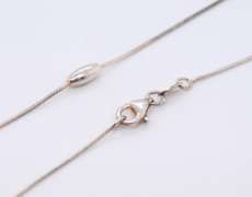 Italian Sterling Silver Long Chain Necklace