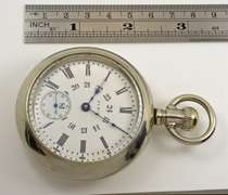 Handsome Elgin c. 1900 Pocket Watch in Nickel