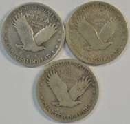 1918-S, 1920, & 1920-S Standing Liberty Quarters