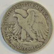 Very Scarce 1923-S Walking Liberty Half Dollar in Choice VF