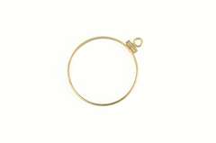 14K Yellow Gold 1/4 oz. Panda Sterling Coin Holder Bezel Pendant