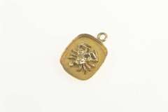 14K Yellow Gold Cancer Zodiac Symbol Astrology Star Sign Charm/Pendant