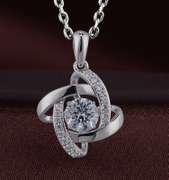 Olympic looking Dancing Stone Pendant