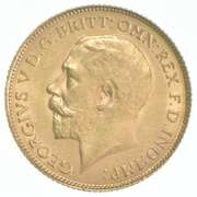 1925 Great Britain Gold Half Sovereign .1178 AGW
