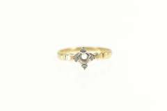 14K Yellow Gold Vintage 1950's NOS 2.75mm Engagement Setting Ring