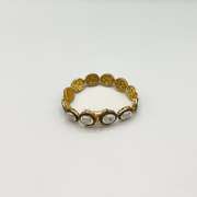 Rare! 8ctw NATURAL DIAMONDS on 18kt Gold Filled Bracelet