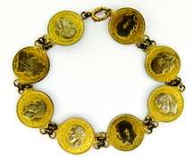 British 3 Pence Coin Bracelet