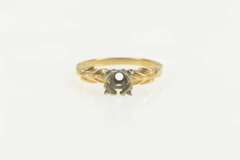14K Yellow Gold Vintage NOS 1950's 4.5mm Engagement Setting Ring