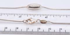 Italian Sterling Silver Long Chain Necklace