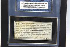 Civil War Artifacts Lead Bullets