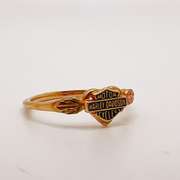 10kt Yellow Gold Harley Davidson Ring
