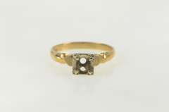 14K Yellow Gold Vintage NOS 1950's 6.75mm Engagement Setting Ring