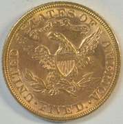 Fresh BU 1882 US $5 Liberty Gold Piece. Full strike.