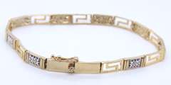 Vintage Sterling Silver Fancy Link Bracelet