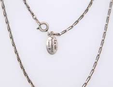 Vintage La Vie Parisienne France P Chain Necklace