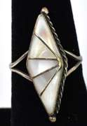 Sterling Silver Mother-Of-Pearl Ring