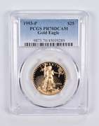 PR70 DCAM 1993-P $25 American Gold Eagle 1/2 Oz. .999 Fine Gold PCGS