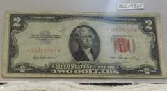 1953 Red Seal $2 US Note, Star Note
