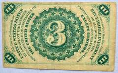 3 Cent Fractional Currency