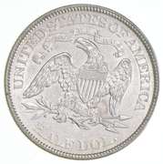 1874 Seated Liberty Half Dollar