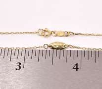 Glamorous Beaded Necklace in 14K Yellow Gold