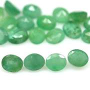 Heavy 7.86ct 37 piece oval cut Zambian Emerald set