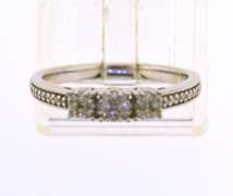 Sterling Silver Diamond Ring