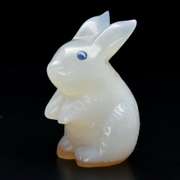 Gorgeous 31.78ct Agate bunny carving