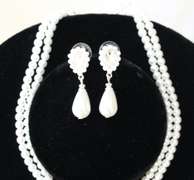 Set Of Fashion Jewelry Neck Lace And Earrings