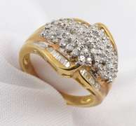 1/2 Carat Total Weight Diamond Cluster