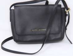 Marc Jacobs the Commuter Medium Black Leather Crossbody