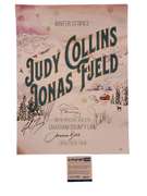 Judy Collins Jonas Fjeld Chatham County Line Signed18x24 Poster ACOA