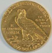Lovely BU 1909 US $2.50 Indian Gold Piece. Better date