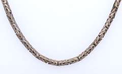 Vintage Sterling Silver Byzantine Necklace