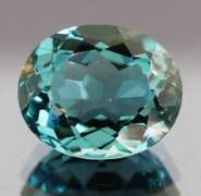 Designer 14.21ct blue green Hydrothermal Quartz