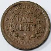 1863 C Doscher Brooklyn NY City Civil War Store Card