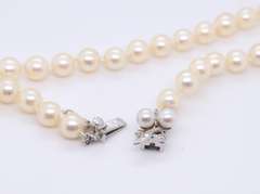 Incredible 14kt WG Fresh Water Pearl Necklace