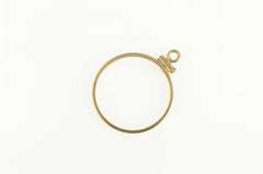 14K Yellow Gold $5 Gold 1840 ~ 1929 Coin Holder Bezel Charm/Pendant