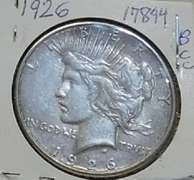 1926 Peace Dollar circ