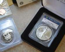 Estate Lot Of Various Coins.