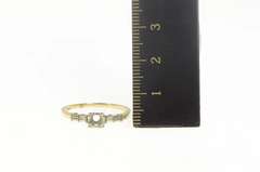 14K Yellow Gold Two Tone Retro 3.25mm Engagement Setting Ring