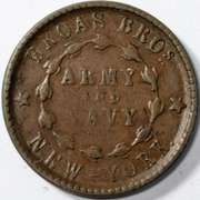 1863 Broas Pie Baker NY City Pie Bakers Civil War Store Card