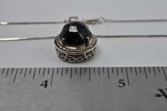 Sterling Silver Onyx Pendant