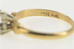 14K Yellow Gold Vintage NOS 1950's 4.0mm Engagement Setting Ring