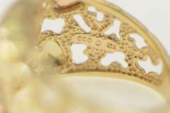 10K Yellow Gold Mt Rushmore Golden Anniversary Tribute Coin Ring