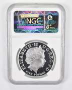PF70 UCAM 2010 Great Britain 5 Pounds Silver Olympics Countdown NGC