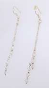 925 Sterling Silver Crystal Dangle Earrings