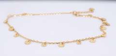 Beautiful 18kt Gypsy Anklet Bracelet