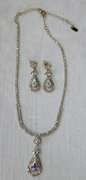 Set Of Fashion Jewelry Neck Lace And Earrings